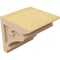 Ekena Millwork 9"W x 9"D x 9"H Wide Mayflower Rough Cedar Woodgrain TimberThane Corbel, Primed Tan CORUR09X09X09MAYRCPR - alternate 6